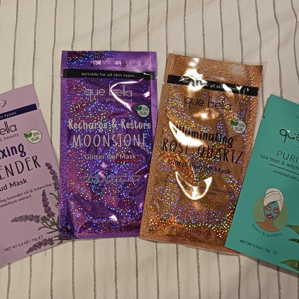 NEW!! QUE BELLA Face Masks Bundle